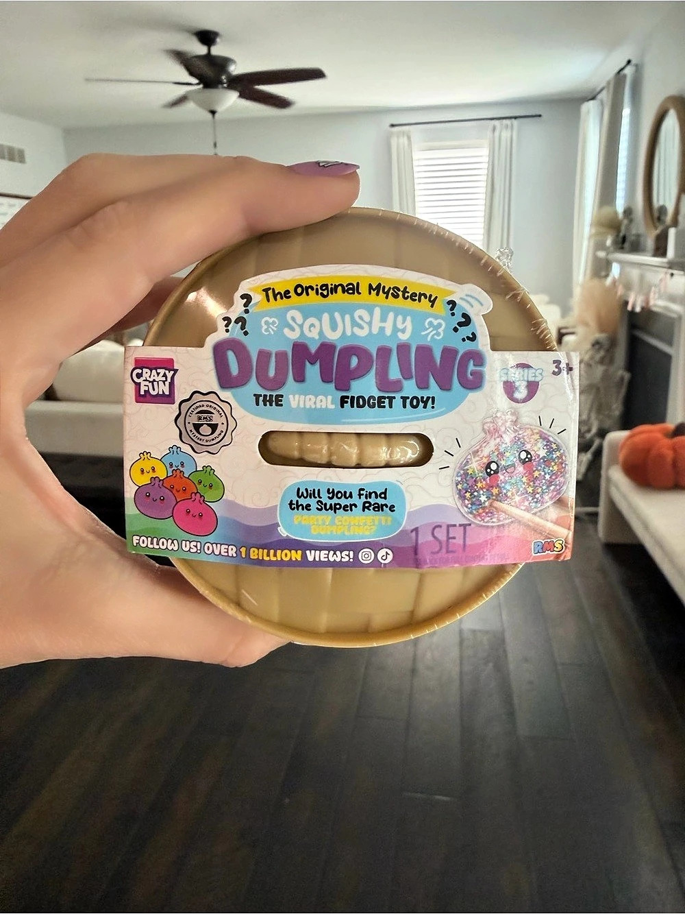 Crazy Fun RMS Squish Dumpling Party Confetti dumpling 🎉